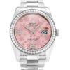 Rolex Datejust Pink Floral Dial 116244 rolex Jersey Kit Boutique 6