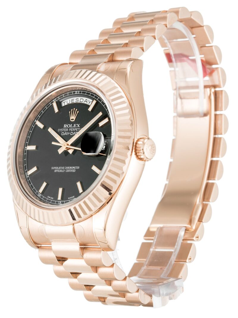 Rolex Day-Date II Black Dial 218235 - Image 2