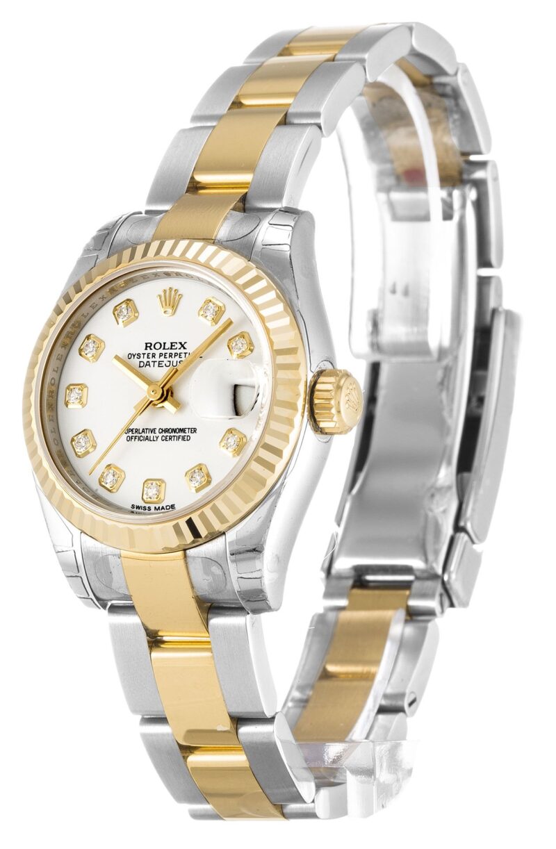 Rolex Datejust Lady White Diamond Dial 179173 - Image 3