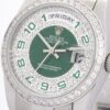 Rolex Day-Date Green and Silver Dial 118346 Jersey Kit Boutique 10
