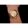 Swiss Rolex GMT Master II Gold Dial Black Bezel Gold Case And Bracelet 1453749 Grade-Swiss Jersey Kit Boutique 22