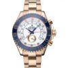 Rolex Yacht-Master II White Dial Blue Bezel Gold Bracelet 622271 Jersey Kit Boutique 13