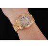 Swiss Rolex Day-Date Yellow Gold Full Diamond Pave Grade-Swiss Jersey Kit Boutique 22
