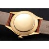 Swiss Rolex Cellini Gold Dial Roman Numerals Gold Case Light Brown Leather Strap Jersey Kit Boutique 20
