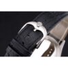 Swiss Rolex Cellini Date Black Dial Stainless Steel Case Black Leather Strap Jersey Kit Boutique 18