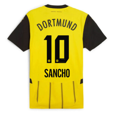#10 Sancho Borussia Dortmund Home Jersey 2024-25 1