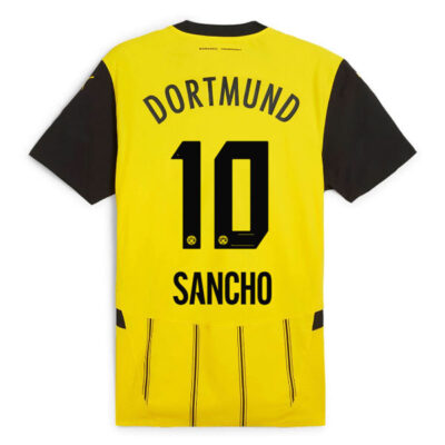 #10 Sancho Borussia Dortmund Home Jersey 2024/25 Player Version 1