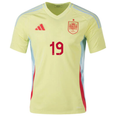 #19 Lamine Yamal Spain Away Jersey 2024 2