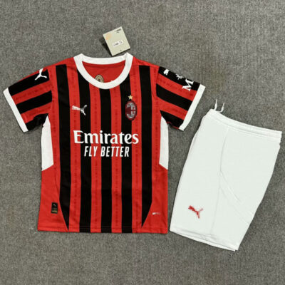 AC Milan Home Kit Kids 2024-25 1