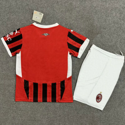 AC Milan Home Kit Kids 2024-25 2