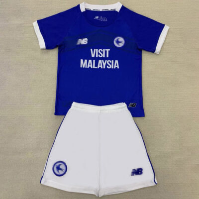 Cardiff City Home Kit Kids 2024-25