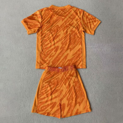 France Goalkeeper Kit Kids 2024 Orange 2
