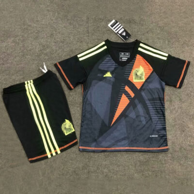 Mexico Goalkeeper Kit Kids 2024 Black 1