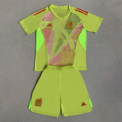 Mexico Goalkeeper Kit Kids 2024 Green 1