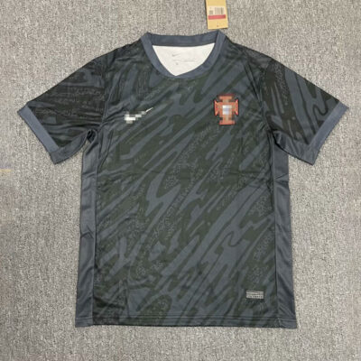 Portugal Goalkeeper Jersey 2024 Grey 1