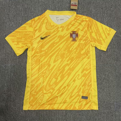 Portugal Goalkeeper Jersey 2024 Yellow 1