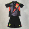 Spain Goalkeeper Kit Kids 2024 Black 1