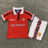 Manchester United Home Kit Kids 1999-00 1