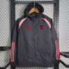2024-25 Arsenal Windbreaker Black and Pink 1