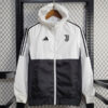 2024-25 Juventus Windbreaker Black and White 1