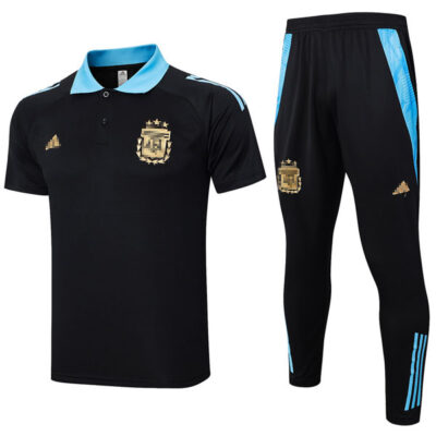Argentina Polo Tracksuit Training Kit 2024 Black 1
