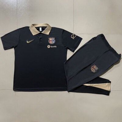 Barcelona Polo Training Kit 2024-25 Black