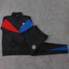 Barcelona TrainingTracksuit 2024-25 Full Zip Black 3