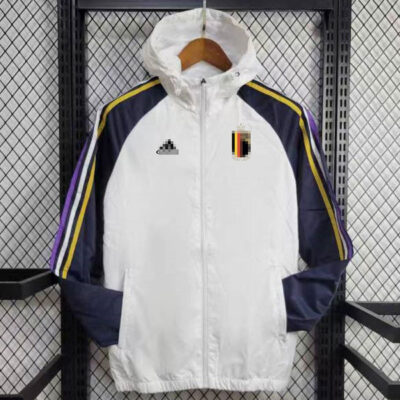 Belgium White Windbreaker 2024 1