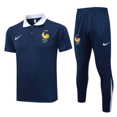 France Polo Training Kit 2024 Royalblue 1