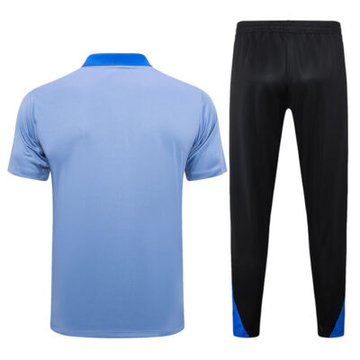 Inter Milan Polo Tracksuit Training Kit 2024-25 Grey 2