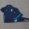 Italy Polo Tracksuit Training Kit 2024 Royalblue 3