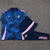 Real Madrid Tracksuit 2024-25 Full Zip Navy Blue 3