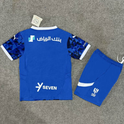 Al-Hilal Home Soccer Kit Kids 2024-25 2