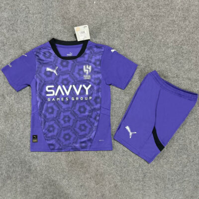 Al-Hilal Third Soccer Kit Kids 2024/25 1
