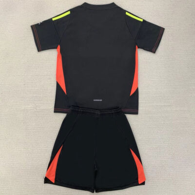 Aston Villa Goalkeeper Soccer Kit Kids 2024-25 Black 2