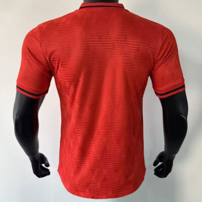 Bayern Munich Soccer Jersey 2024-25 Red Player Version Polo 2