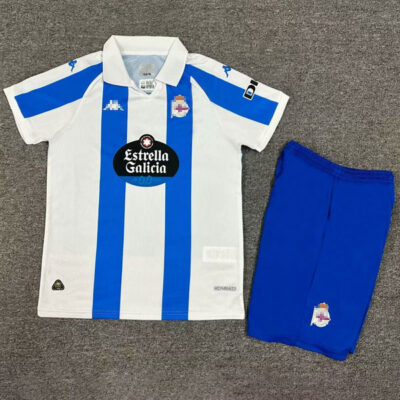Deportivo La Coruna Soccer Kit Kids 2024-25 1