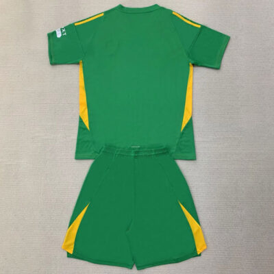 Leeds United Goalkeeper Soccer Kit Kids 2024-25 Green 2