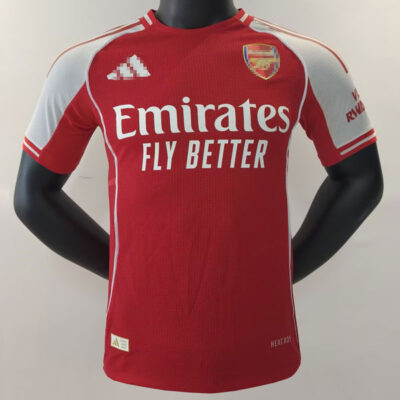 Arsenal Home Soccer Jersey 2025-26 Player Version 1