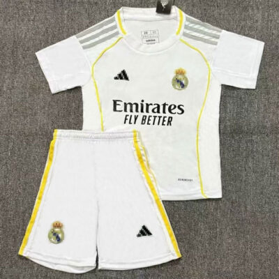 Real Madrid Home Kids Kit 2025-26