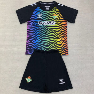 Real Betis Goalkeeper Kit Kids 2024-25 Black