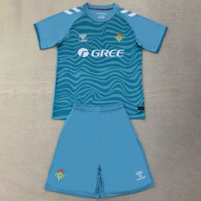 Real Betis Goalkeeper Kit Kids 2024-25 Blue