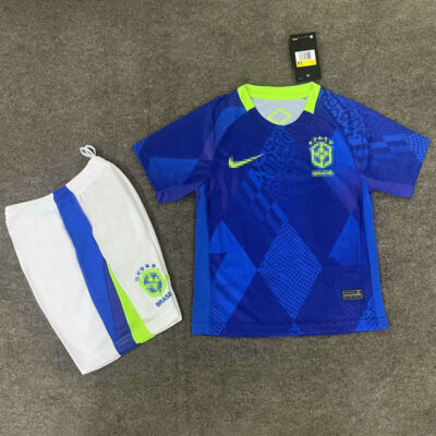 Brazil Away Kit Kids 2025