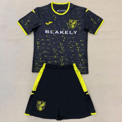 Norwich City Away Kids Kit 2024/25