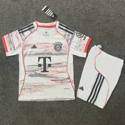 Bayern Munich Away Kids Kit 2025/26